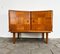English Wooden Cabinet with Diamond Pattern and Brass Knob, 1960s, Image 1