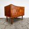 English Wooden Cabinet with Diamond Pattern and Brass Knob, 1960s 4