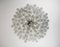 Large Murano Glass Chandelier with 101 White Lattimo Murano Glass Petals, 1990s, Image 7