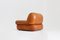 Italian Cognac Leather Lounge Chair by Sapporo for Mobil Girgi, 1970s, Image 4