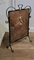 Arts and Crafts Stork and Fish Copper and Iron Fire Screen, Image 3