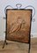 Arts and Crafts Stork and Fish Copper and Iron Fire Screen, Image 1