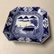 Late Edo Imari Assiette en Porcelaine Sometsuke Dyed Sengaki Sansui, Japon 3