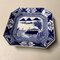 Plato de porcelana Imari de Edo tardío Sometsuke teñido Sengaki Sansui, Japón, Imagen 3