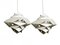 Pendant Lights Symphony by Preben Dal for Hans Feelsgaard Elektro, Denmark, 1960s, Set of 2 8