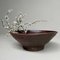 Maceta Ikebana orgánica grande de cerámica Bizen, Japón, años 50, Imagen 3