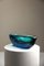 Green and Blue Murano Sommerso Bowl by Flavio Poli for Seguso Vetri d'Arte, 1957 2