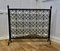 Large Gothic Wrought Iron Fire Screen 1