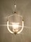 Vintage Brass and Murano Glass Pendant by Barovier & Toso, Italy, 1930s 5