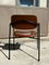 Vintage Oak and Leather Armchair, 1950, Image 3