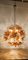 Lámpara de araña Sputnik de vidrio de Mazzega, Imagen 7