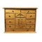 Antique Jeweler Chest of Drawers in Gilt Golden Wood 1