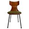 Esstisch und Stühle aus gebogenem Holz & Eisen von Carlo Ratti, Italien, 1950er, 5er Set 12