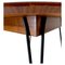 Esstisch und Stühle aus gebogenem Holz & Eisen von Carlo Ratti, Italien, 1950er, 5er Set 18