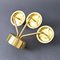 Swedish Brass Wall Sconce by Hans-Agne Jakobsson for Hans-Agne Jakobsson AB Markaryd, 1970s 9