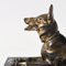 Statuetta Art Deco di cane da pastore Spelter, anni '30, Immagine 9