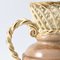 Antike durchbrochene belgische Vase von Faiencerie Thulin 2