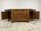 Walnut Unwinded Sideboard by Silvio Coppola for Bernini, 1970s 6