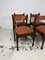 Model Chairs 620 in Silvio Coppola Leather by Silvio Coppola for Bernini, 1960s, Set of 8, Image 5