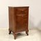 18th Century Italian Directoire Bedside Cabinet in Walnut, Image 2