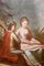 Louis XVI Künstler, Szene von Musikern, 1880er, Trumeau Gemälde, gerahmt 12