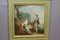 Louis XVI Artist, Scene of Musicians, 1880s, Trumeau Painting, Framed 13