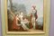 Louis XVI Artist, Scene of Musicians, 1880s, Trumeau Painting, Framed 3