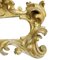 Italian Gilded Mirror with Cartouche Carving, Late 1600s 2