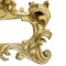 Italian Gilded Mirror with Cartouche Carving, Late 1600s, Image 2