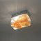 Brutalist Handmade Amber Glass Poliarte Denebe Ceiling Lamp by Albano Poli for Poliarte, 1970s 5