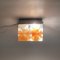 Brutalist Handmade Amber Glass Poliarte Denebe Ceiling Lamp by Albano Poli for Poliarte, 1970s 3