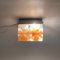 Brutalist Handmade Amber Glass Poliarte Denebe Ceiling Lamp by Albano Poli for Poliarte, 1970s, Image 3