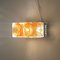 Brutalist Handmade Amber Glass Poliarte Denebe Ceiling Lamp by Albano Poli for Poliarte, 1970s 6