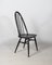 Chaise de Salle à Manger Quaker par Ercol Émaillé en Noir, 1960s 1