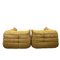 Canapé Vintage Jaune Modulable à Deux Angles de Ligne Roset Togo, Set de 2 7