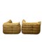 Canapé Vintage Jaune Modulable à Deux Angles de Ligne Roset Togo, Set de 2 9