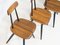 Pirkka Dining Chairs by Ilmari Tapiovaara for Laukaan Puu, 1950s, Set of 4 4