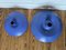 Lampade a sospensione Ph5 vintage blu di Poul Henningsen per Louis Poulsen, anni '70, set di 2, Immagine 9