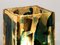 Lampada da tavolo brutalista in vetro acrilico attribuita a Dallux, Francia, anni '50, Immagine 2