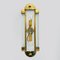 Art Deco Style Brass and Frosted Murano Glass Sconces, 1980, Set of 2, Image 6