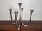 Candelabro de cinco brazos de Wilhelm Wagenfeld para WMF, 1952, Imagen 2