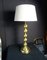 Large Swedish Modern Table Lamp in Brass, 1960s 1