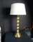 Large Swedish Modern Table Lamp in Brass, 1960s, Image 1