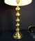 Large Swedish Modern Table Lamp in Brass, 1960s, Image 2