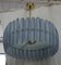 Mid-Century Style Murano Glass and Brass Ceiling Light, 2000s 12