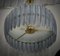 Lámpara de techo estilo Mid-Century de cristal de Murano y latón, década de 2000, Imagen 7