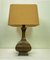 Large Italian Il Punto Style Bronze Table Lamp, 1970s, Image 3