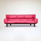 Bull 3-Seater Sofa in Red Leather by Gianfranco Frattini for Cassina, 1987 1