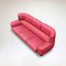 Bull 3-Sitzer Sofa aus rotem Leder von Gianfranco Frattini für Cassina, 1987 8