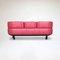 Bull 3-Seater Sofa in Red Leather by Gianfranco Frattini for Cassina, 1987 3